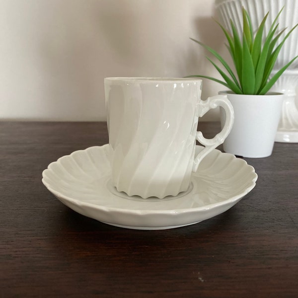 Porsgrund Demitasse Cup and Saucer