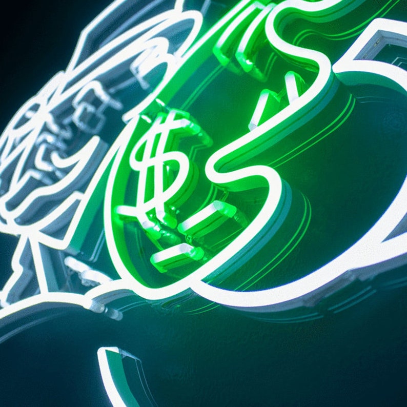 Monopoly Neon Sign Custom Neon Sign Money Man Neon Sign | Etsy