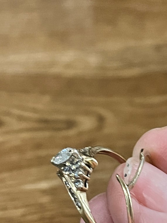 1/2 Ct Diamond wedding ring set - image 2