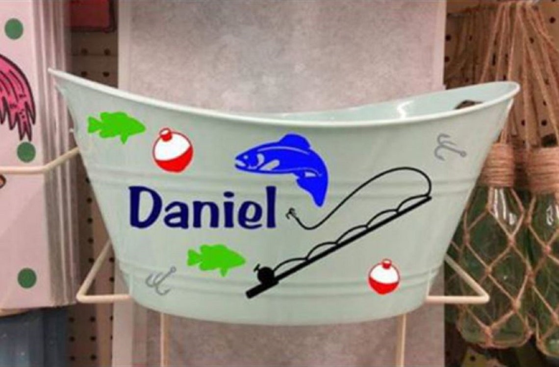 Fishing Personalized Easter Basket Easter Basket Fish Etsy