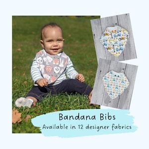 Baby Bandana Bibs and Burp Cloths, Drool Bib, Girl Bib and Burp Cloth Set , Baby Gift From Auntie, Dribble Bib for 6 Months Baby Boy Present