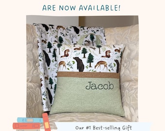 Personalized Minky Blanket and Reading Pillow Set, Easter Gift for Toddler, Gift for Boy or Girl, 1st Birthday Present