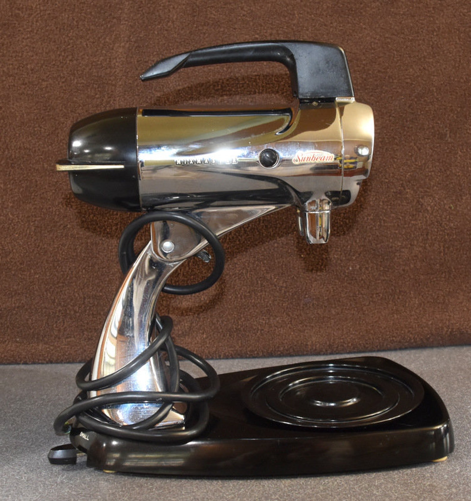 Vintage 1957 Sunbeam Mixmaster Stand Mixer Model 12C Chrome Etsy
