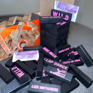 Adult Block Game *Blocks Only* – Fun Party Game in Vibrant Colors!