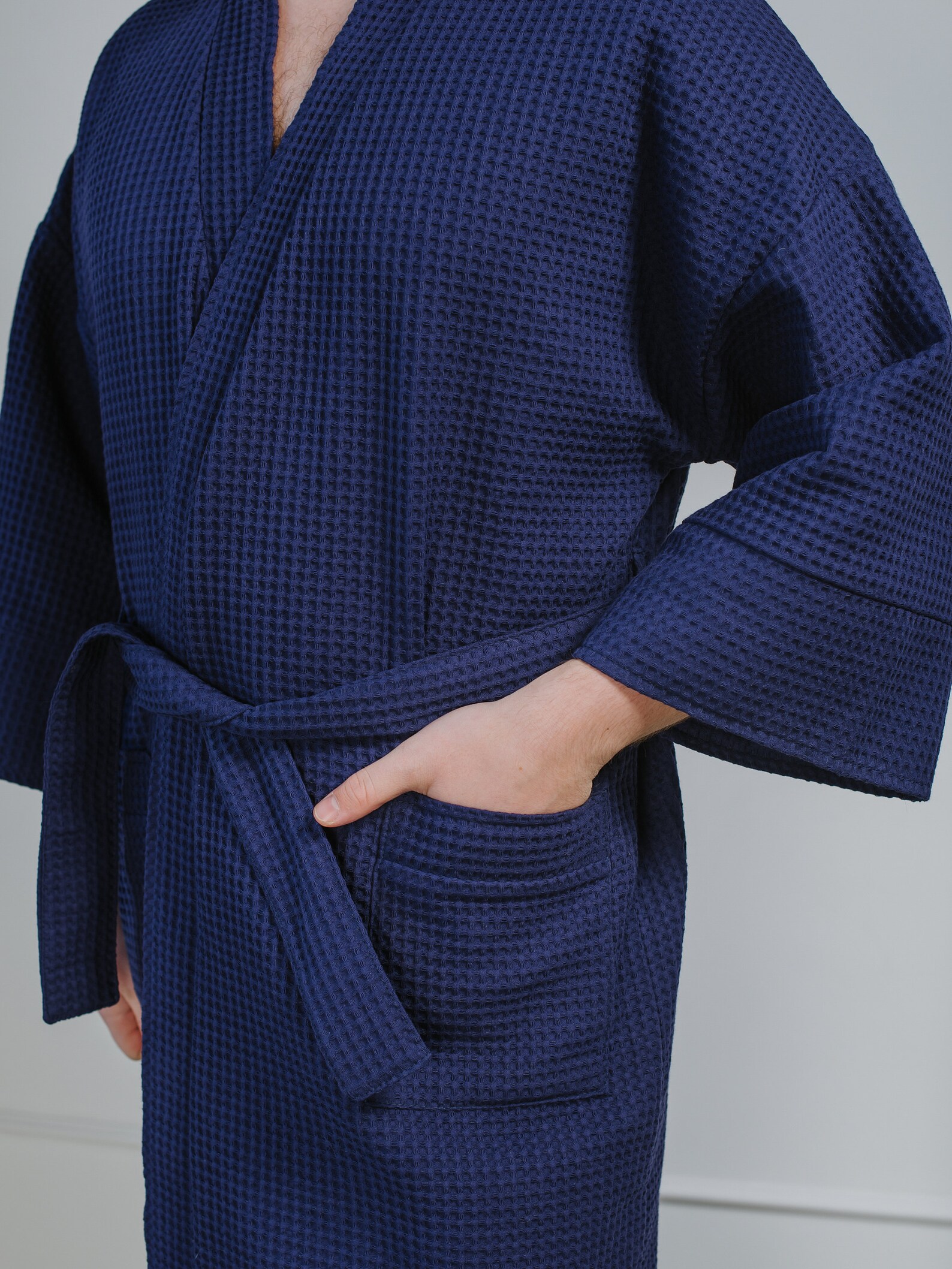 Gift for Him Men's Personalized Bathrobe Waffle Bath Etsy