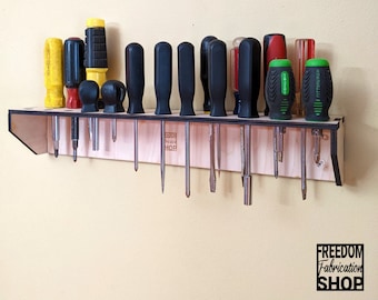 Screwdriver Organizer, Tool Holder, Wall Mount Tool Holder, Screw driver Rack