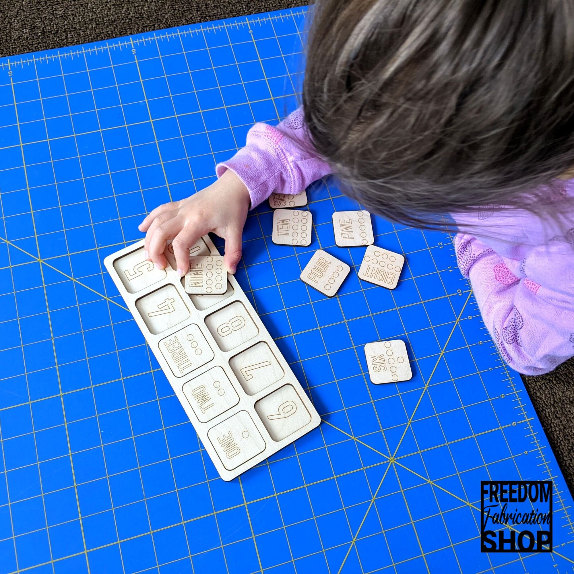 Wooden Ten Frame: Montessori Math Manipulative With Counting Tiles - Etsy