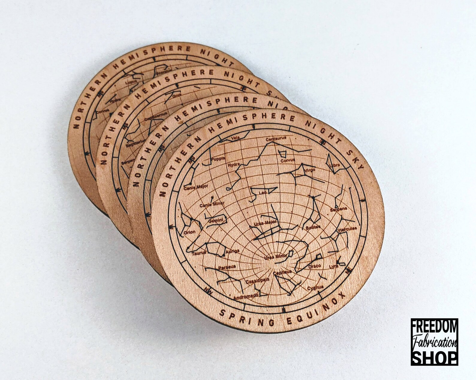 Constellations Coasters Night Sky Map Constellation Coasters - Etsy