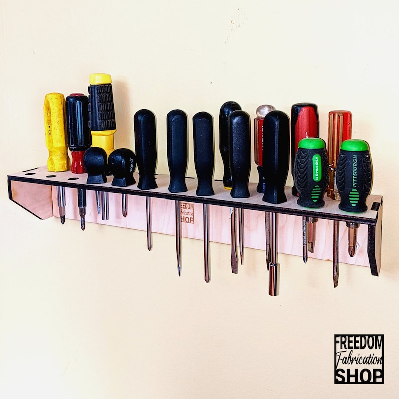 Screwdriver Organizer, Tool Holder, Wall Mount Tool Holder, Screw