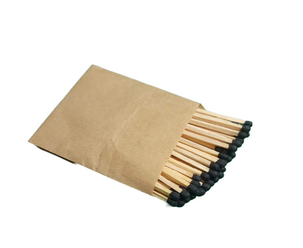 black tip 3in wooden matches