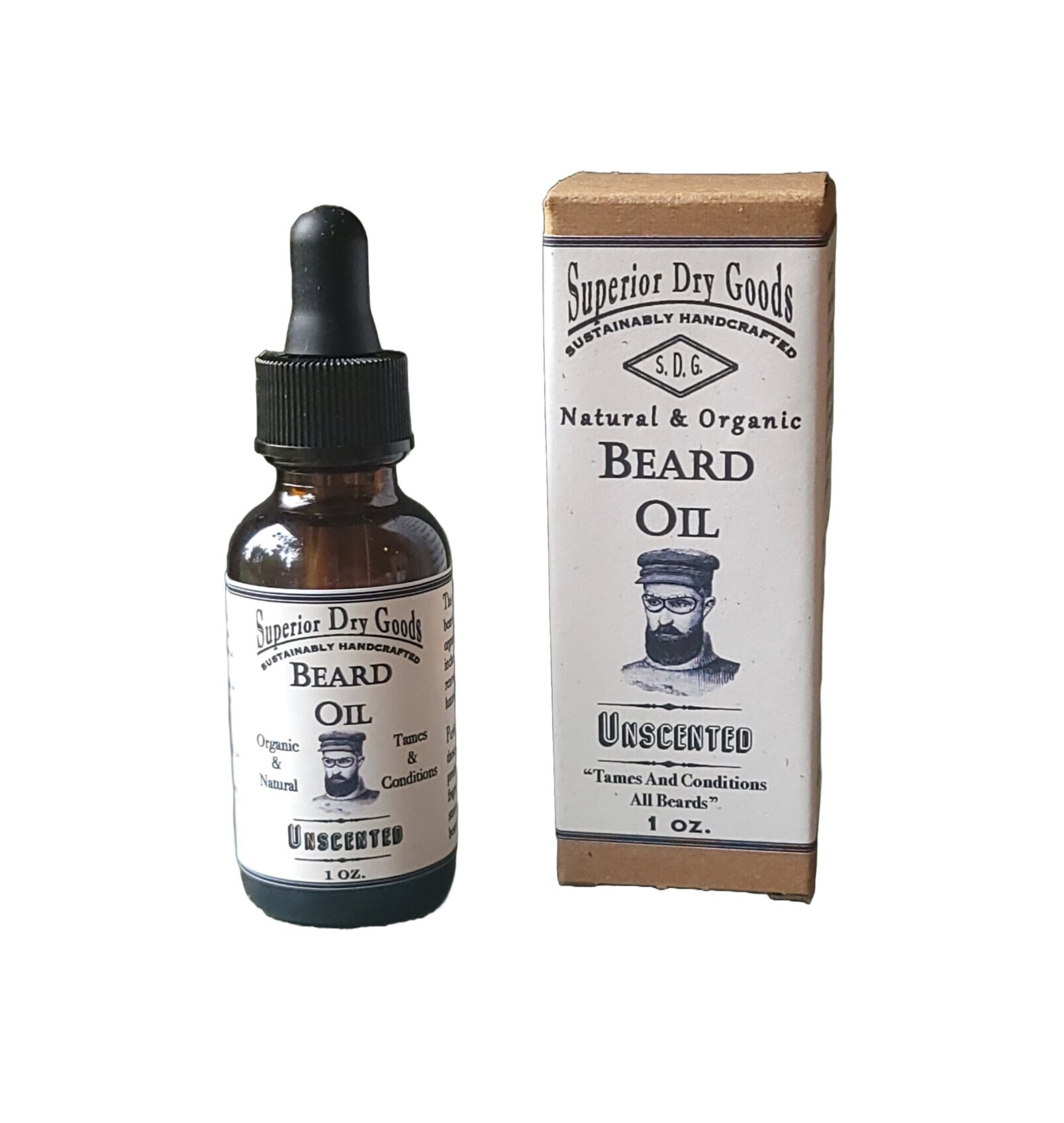 Unscented Beard Oil Natural, Organic, Meadowfoam Seed Oil