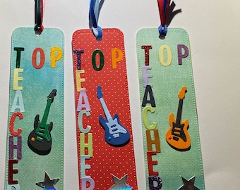 Guitar Top Teacher Bookmark