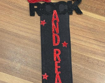 Electric Guitar Bookmark: Rock n Roll Music Gift