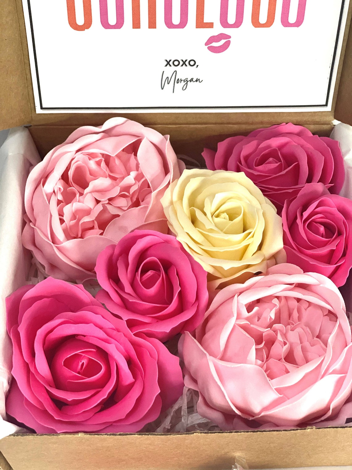 Personalised International Women's Day Flower Gift Box Etsy