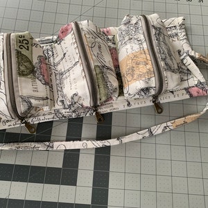 Trinity Tie Up - Three Compartment Zipper Roll Up Organizer - Pattern - Sewing Tutorial plus 21 Project BONUS PDF!