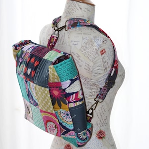 Patchwork Convertible Backpack PDF Happy Go Lucky Sewing Tutorial PDF with 4 step by step videos