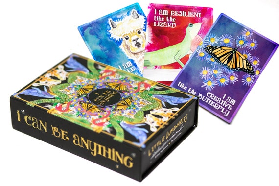 Animal Affirmation Cards For Kids - 55 Emotion & Educational Cards For Children's Confidence