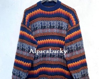 トップス 90s Native pattern alpaca knit sweater IMG_8378.jpg?v=1745422978&
