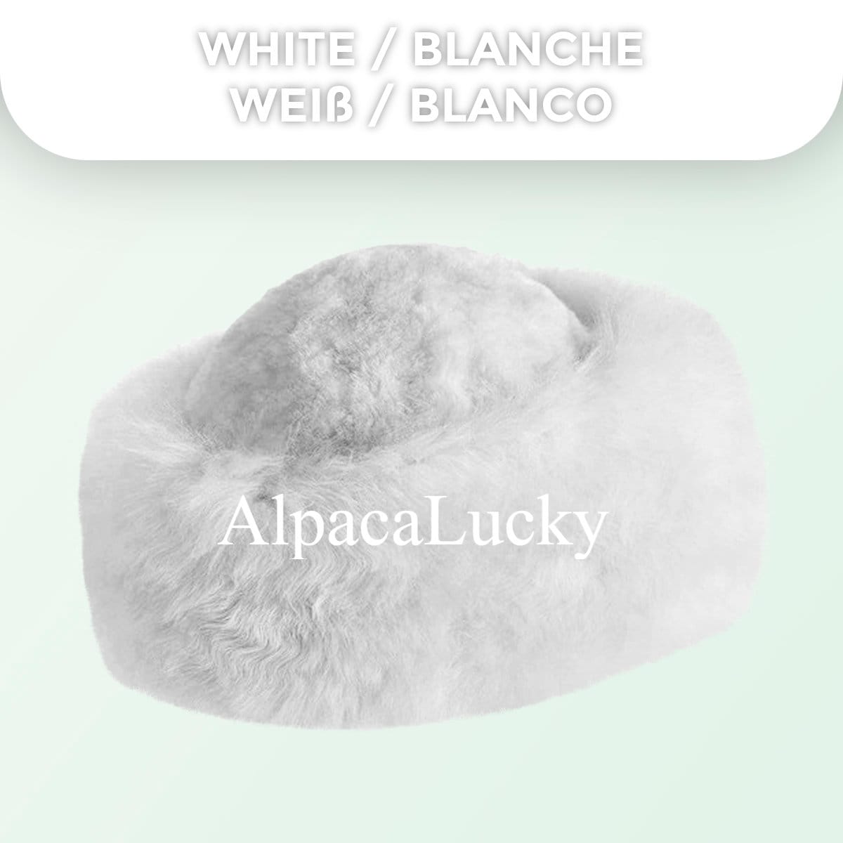 Peruvian connection baby alpaca hat beanie in cream white womens OS Beanie White with pompom | Soft Alpaca Beanies & Pom Pom Hats main image 4