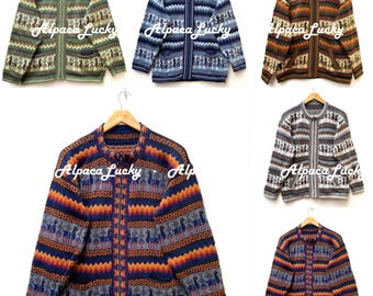 Alpaca sweater, peruvian sweater, Unisex sweater, peruvian alpaca sweater, peruvian jacket, peru sweater, alpaca sweater