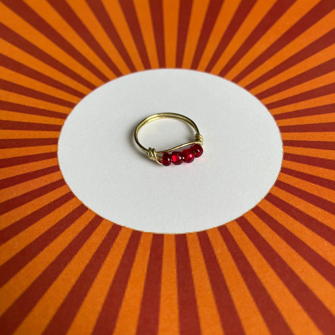 Red album rings // taylor swift inspired rings Etsy