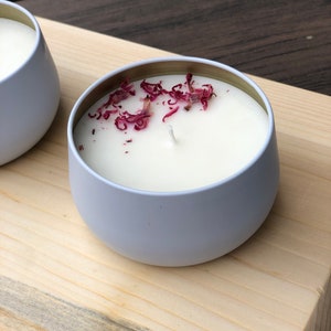 Calla lily candle