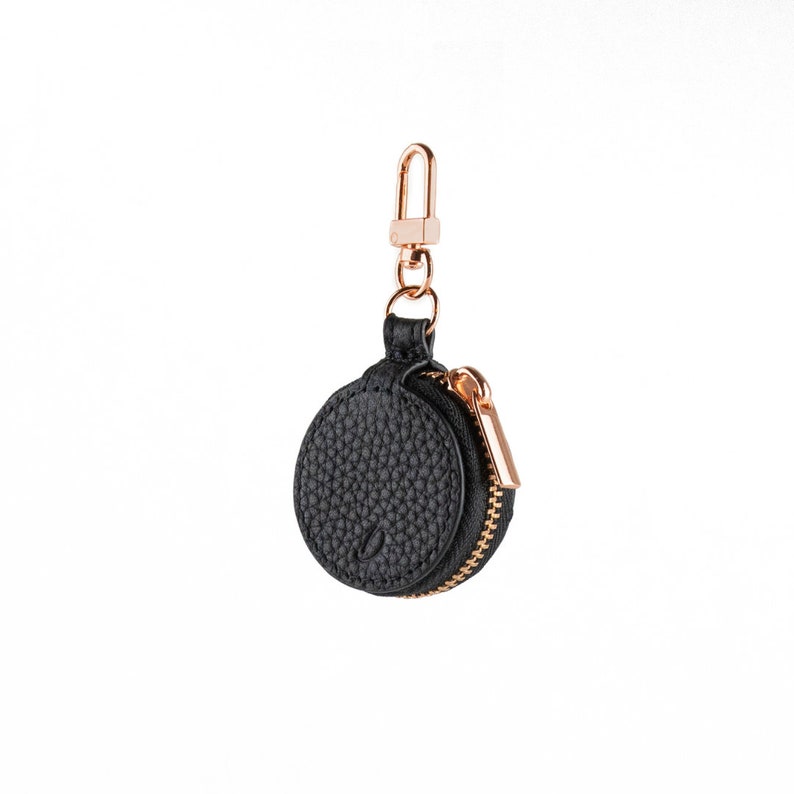 The Ring Keeper Small Jewelry Case, Ring Holder, Ring Storage. Black and Rose Gold