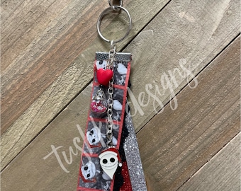 Hombre Esqueleto Boho Llavero