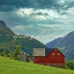 Landscape Print, Old Farmhouse, Norway - Digital Download