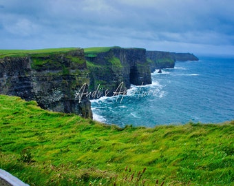 Landscape Print, Cliffs of Moher, Ireland Photography - Framed or Unframed