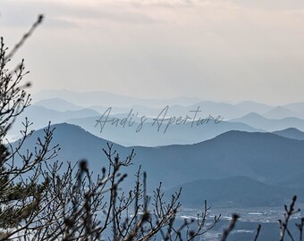 Landscape Print, Mt. Gyeryong, South Korea Photography - Framed or Unframed