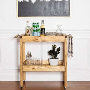 DIY Barwagen digitale Holzbearbeitungspläne. Craft Style und Funktion mit diesem sofortigen Download.