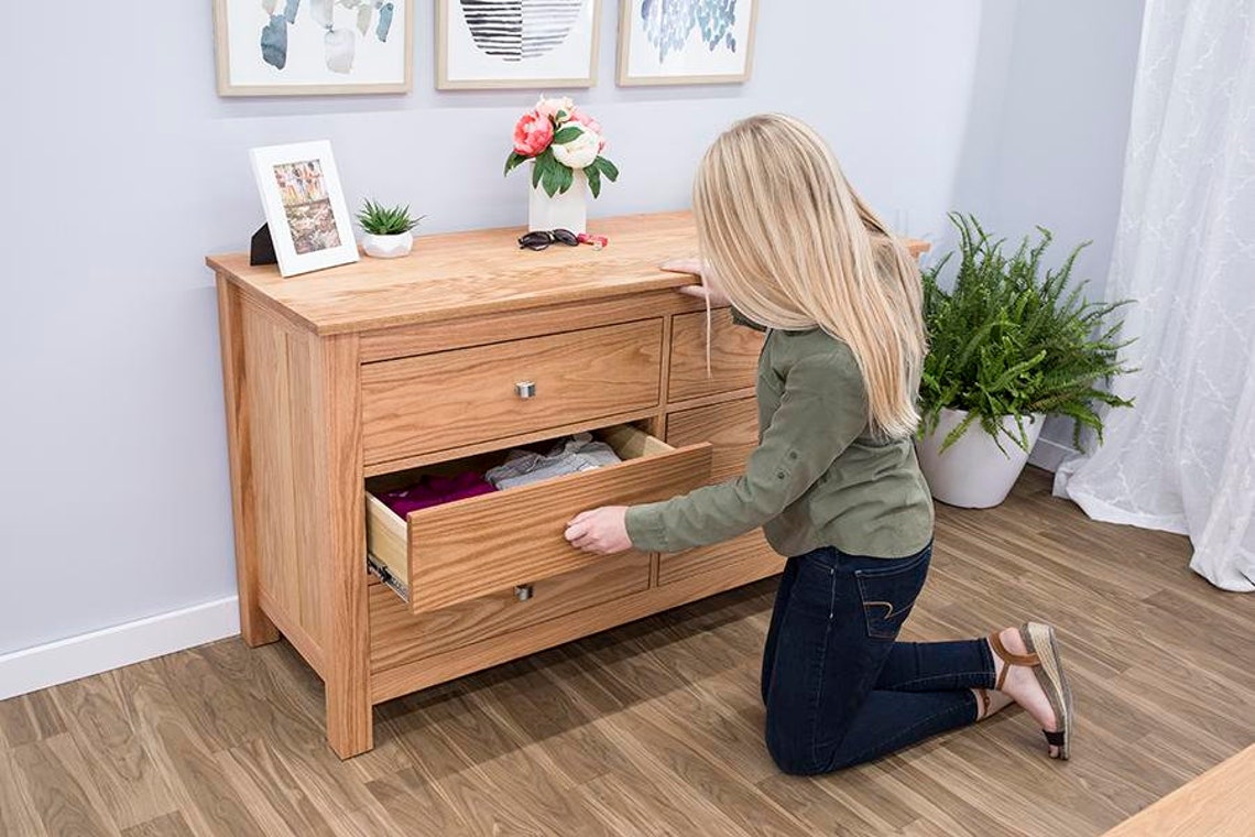 DIY Six Drawer Dresser Plans. Comprehensive Step by Step Project