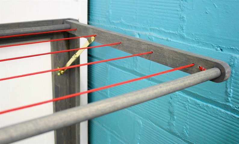 String Dry Rack Fold Down Laundry Drying Rack Digital Woodworking Plans: Upgrade Your ...