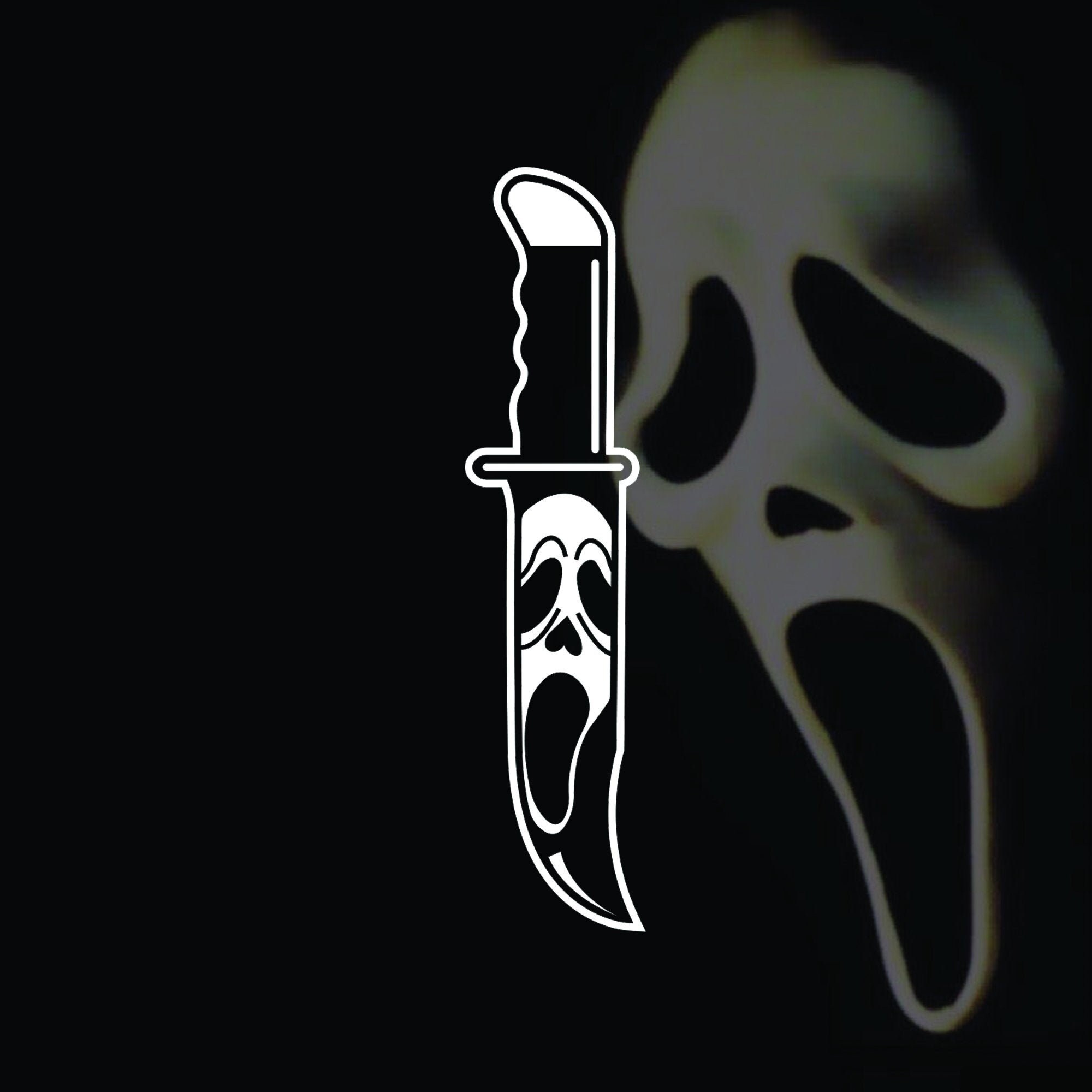 Scream DecalScream StickerScream Knife StickerScream Knife Etsy
