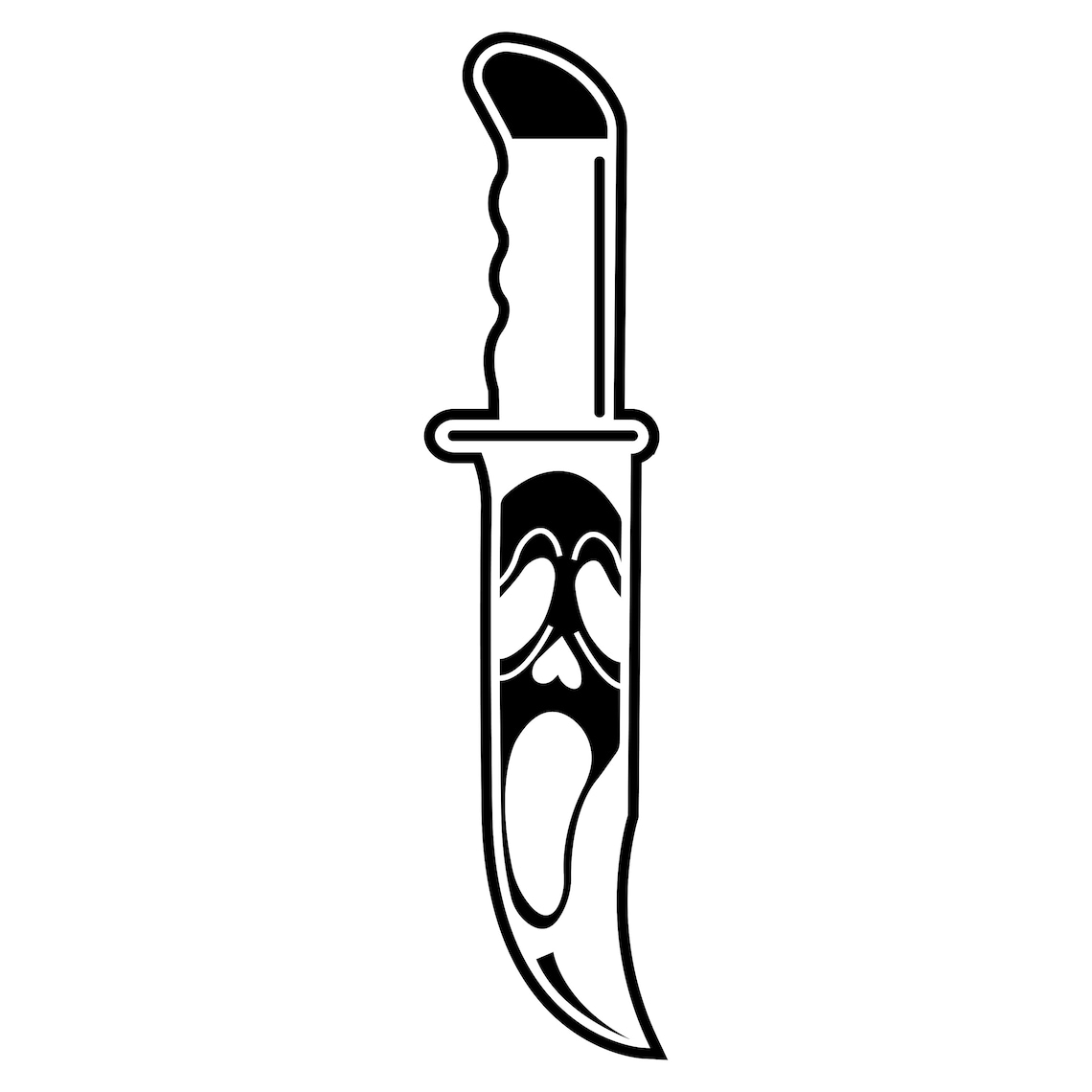 Scream DecalScream StickerScream Knife StickerScream Knife Etsy