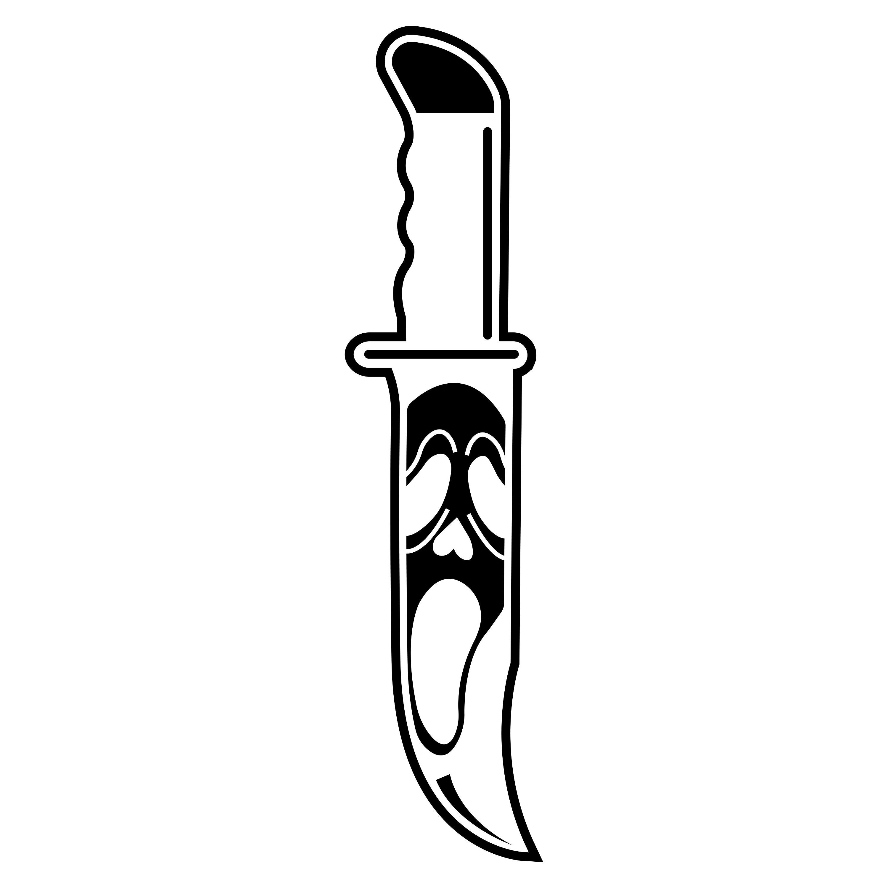 Scream DecalScream StickerScream Knife StickerScream Knife Etsy