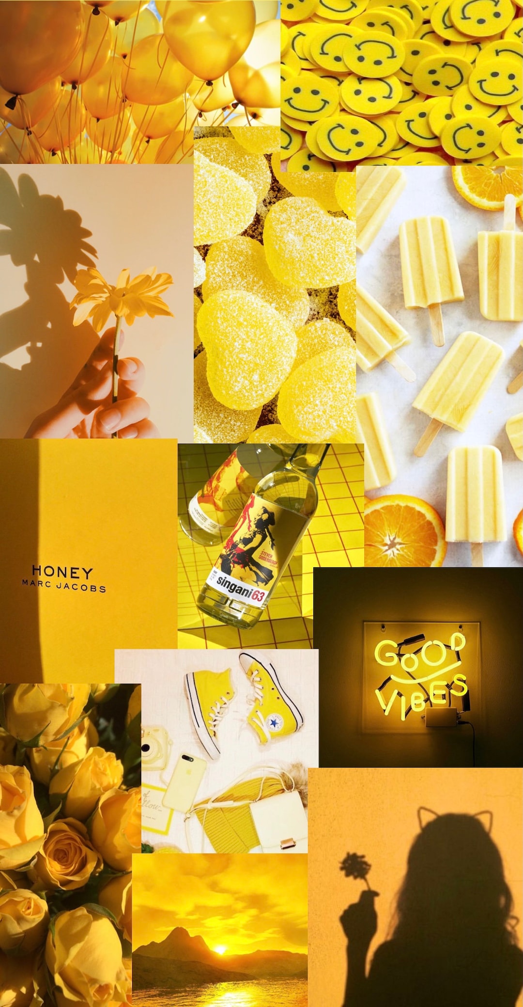 Aesthetic wallpaper yellow deals