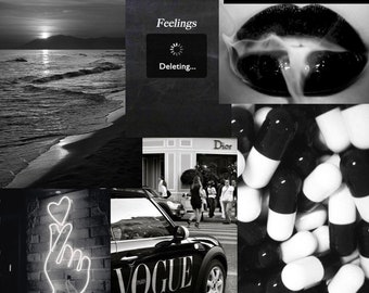 black&white aesthetic wallpaper