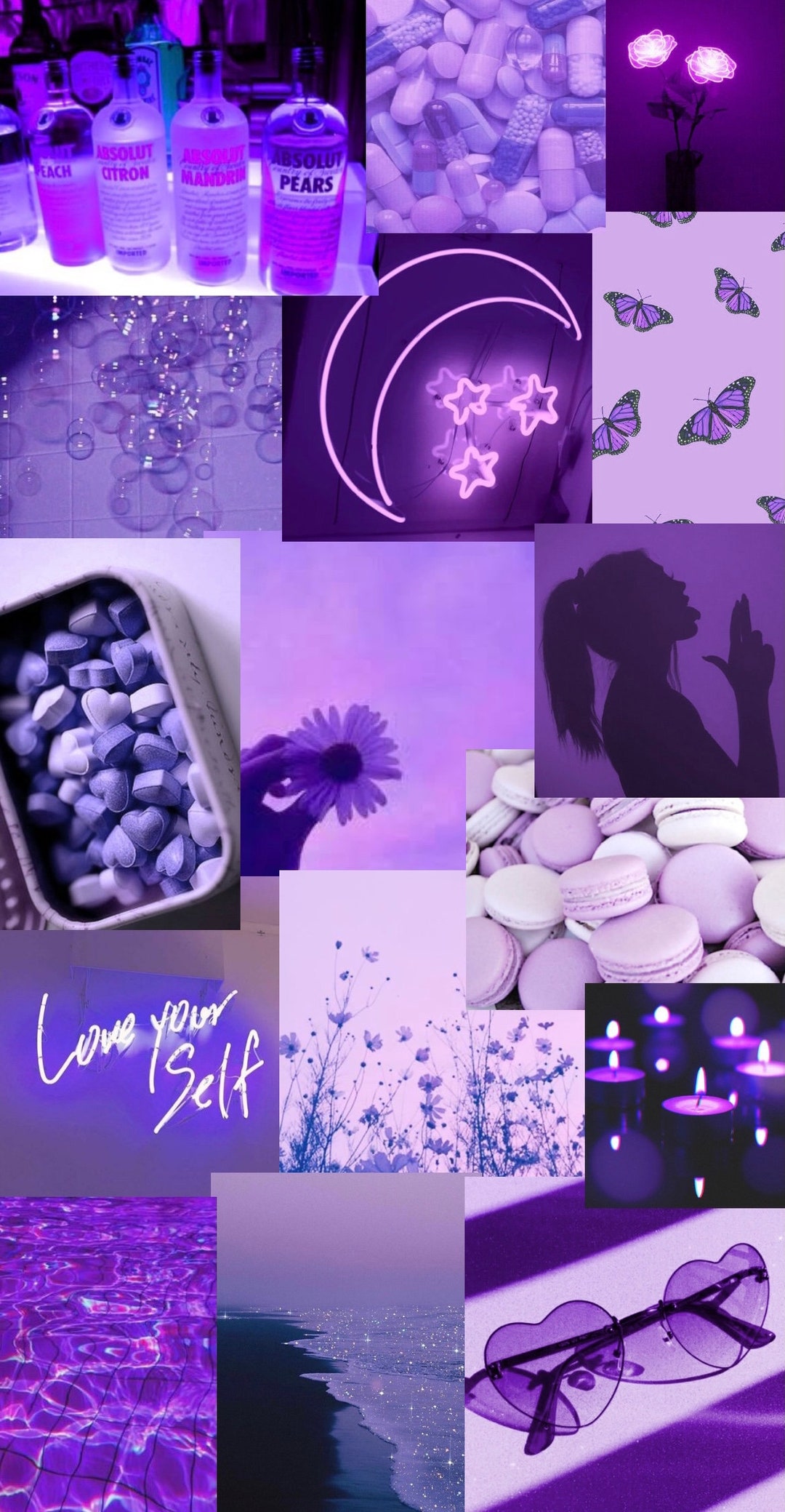 Purple Aesthetic Wallpaper Etsy