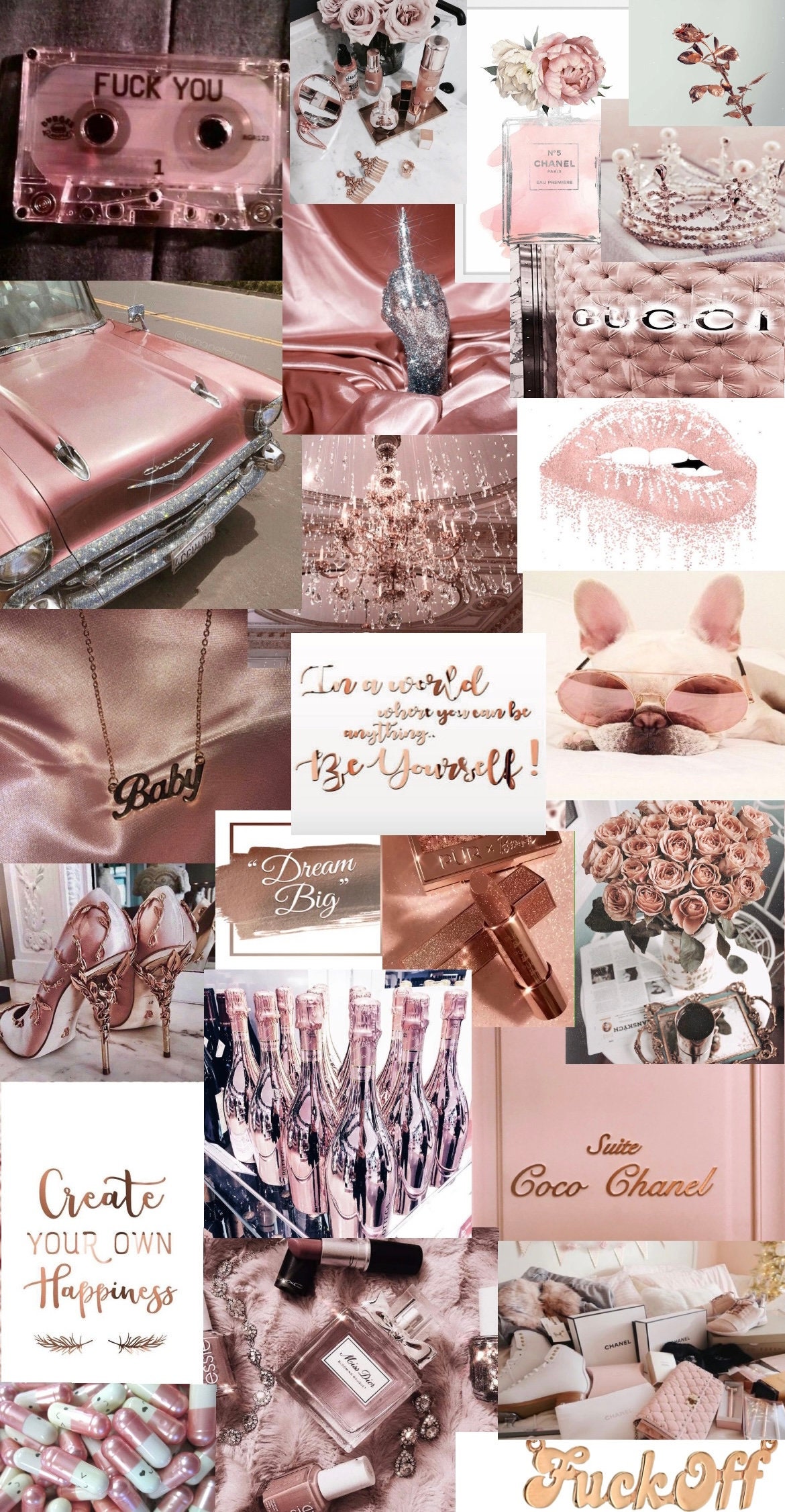 Aesthetic Rose Gold Background Ubicaciondepersonascdmxgobmx