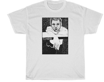 T-shirt Johnny Cash L'homme en noir classique hors-la-loi de Nashville Sun Records, le garçon iconoclaste dur à cuire s'appelle Sue Highwaymen Cash for xmas