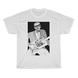 Bo Diddley T-shirt, The Originator, Chess Records, Gladiator, guitar, Hey Bo Diddley, Chicago Blues, Bo Knows, teach the children about Bo