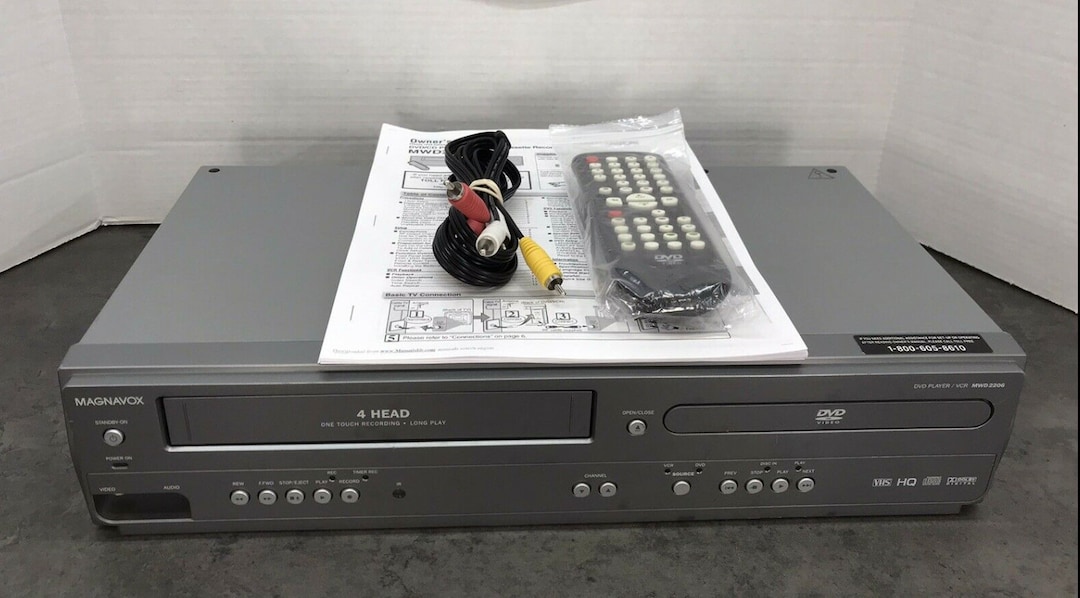 Fully REFURBISHED Magnavox MWD2206 Combination Player DVD VCR Etsy