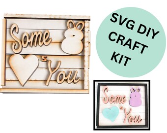 Easter SVG Spring Decor, Easter Wreath SVG Files, SVG Designs Wood Signs