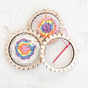 Laser Loom SVG File, Laser Cut Files SVG Designs | Nesting Circle Loom Laser Engraving