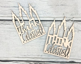 Think Celestial Ornament SVG Digital Download Laser Cut Files, Christmas SVG for Lightburn and Glowforge Files