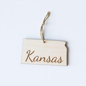 Kansas svg State Ornaments SVG, Glowforge Files and Lightburn Laser Cut Files