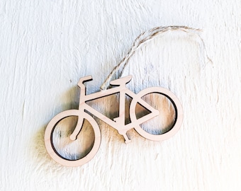 Bicycle Ornament Christmas SVG, Bike Laser Cut Files Christmas Ornaments