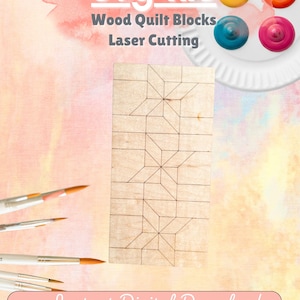 Archivo de corte SVG de colcha rectangular para granero Clay's Choice / Letrero de colcha de madera primitiva con estrella de patchwork de granja SVG / Colcha rectangular para granero